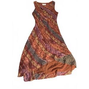 Women's Sleeveless Casual Dress with Patterned Design by karin stevens